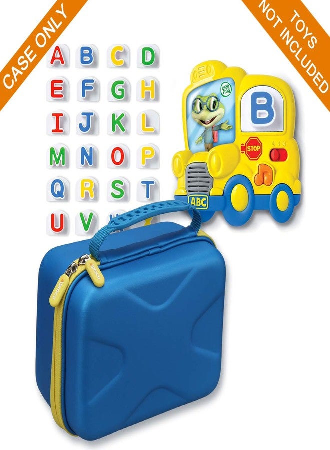 Aproca Hard Storage Travel Case for Leapfrog Fridge Phonics Magnetic Letter Set (Blue-Yellow Zipper) (Case Only) - Image 4
